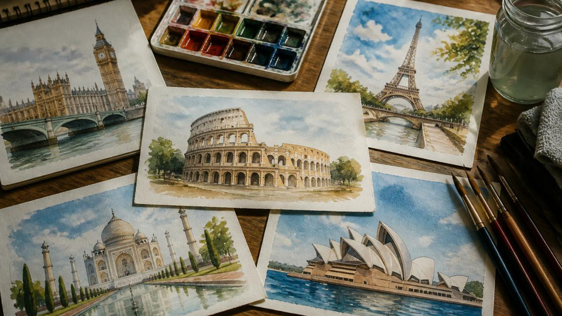 Watercolor Paintings of Famous Landmarks: 2026 Guide