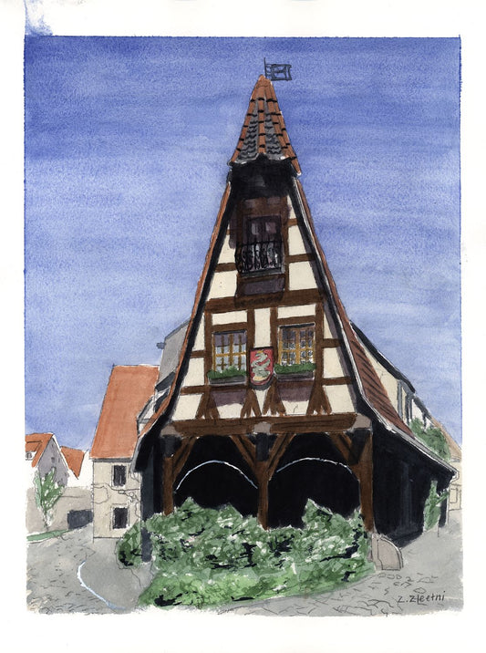 Die Gerlachschmiede Watercolor