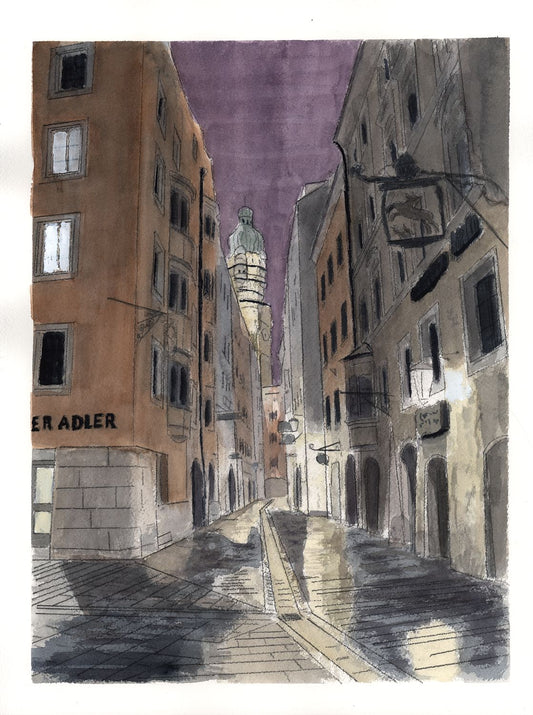 Nacht in der Innsbrucker Altstadt