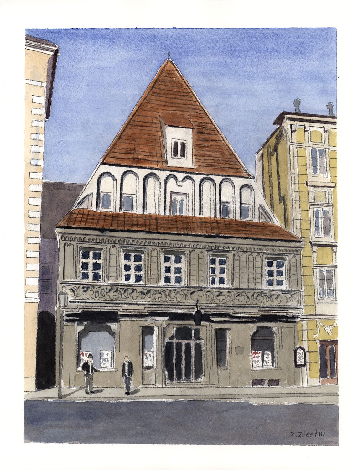 Das Bummerlhaus Watercolor